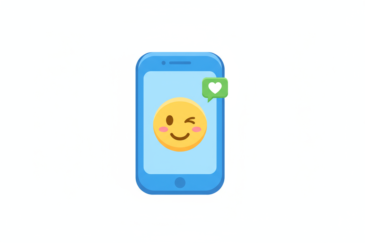 phone emoji with white background