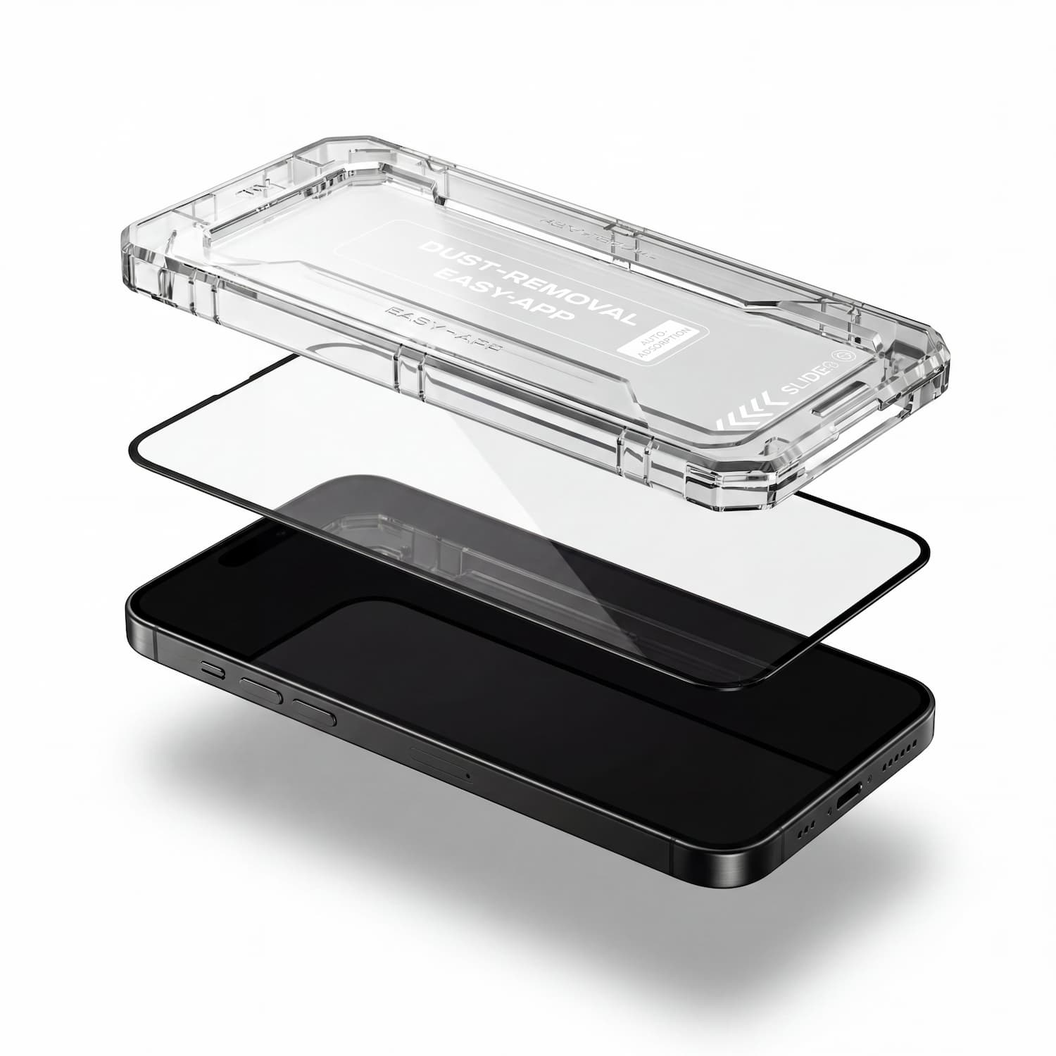 Folie de Sticla pentru iPhone cu kit de auto-montare