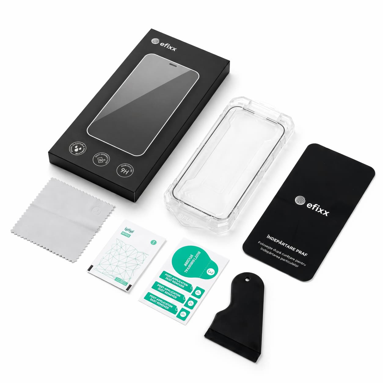 Folie de Sticla pentru iPhone cu kit de auto-montare
